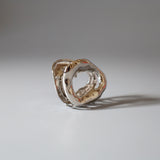 Silver Mouth Hair Clip