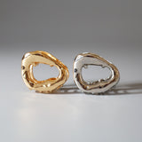 Silver Mouth Hair Clip