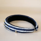 OG Headband Navy White