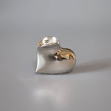 Metal Silver Heart Hair Clip