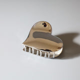 Metal Silver Heart Hair Clip