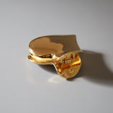 Gold Heart Hair Clip