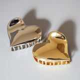 Gold Heart Hair Clip