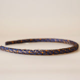 Tight Headband Brown Blue