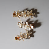 Gold Flower 3pcs Clip