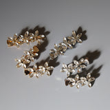 Gold Flower 3pcs Clip