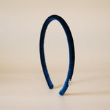 Tight Headband Velour Blue