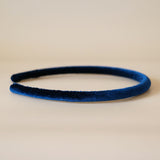 Tight Headband Velour Blue