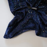 Navy Kira Shuriken Scrunchie