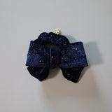 Navy Ribbon Kira Hair Pony