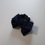 Navy Ribbon Kira Hair Pony
