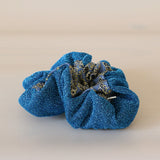 Double Face Scrunchie Kira Blue