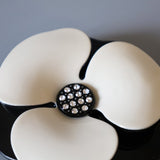 White Flower Hair Pony