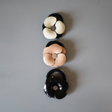 Black Flower Hair Pony