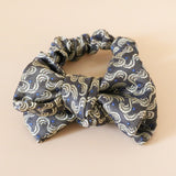 Riboon Mini Scrunchie Grey Silver