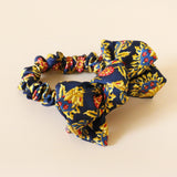 Riboon Mini Scrunchie Navy Gold