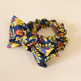 Riboon Mini Scrunchie Navy Gold