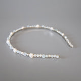 Silver Pearl Bijou Headband