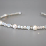 Silver Pearl Bijou Headband