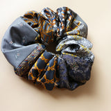 Patchwork Scrunchie Grey