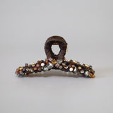 Brown Bijou Hair Clip