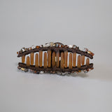 Brown Bijou Hair Clip