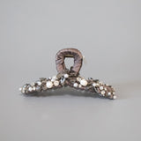 Grey Silver Bijou Hair Clip