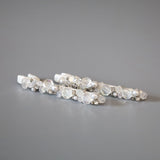 White Bijou Hair Clip (2pcs)