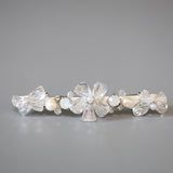 White Flower Barrette