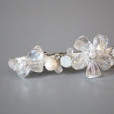 White Flower Barrette