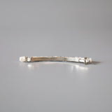 White Mix Bijou Barrette