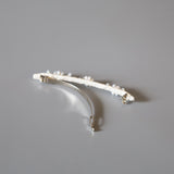 White Mix Flower Bijou Barrette