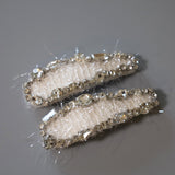 White Shaggy Hair Pin