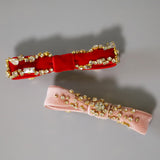 Velvet Red Barrette