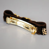 Velvet Brown Barrette