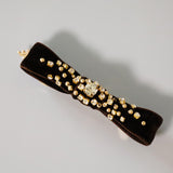 Velvet Brown Barrette