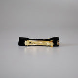 Velvet Black Barrette