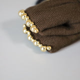 Brown Gold Ribbon Pony