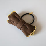 Brown Gold Ribbon Pony