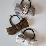 Brown Gold Ribbon Pony