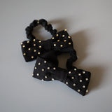 Silk Black Lil Gold Ribbon Pony