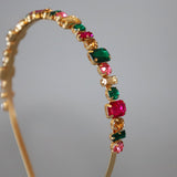 Gold Rainbow Studs Headband