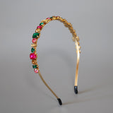 Gold Rainbow Studs Headband