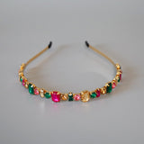 Gold Rainbow Studs Headband