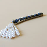 Straight Hair Clip Navy Pearl