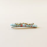 Straight Hair Clip Lt.Blue Pink