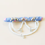 Straight Hair Clip Lt.Blue Pearl