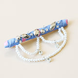 Straight Hair Clip Lt.Blue Pearl