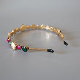 Gold Mix Rainbow Studs Headband