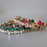 Gold Black Studs Headband